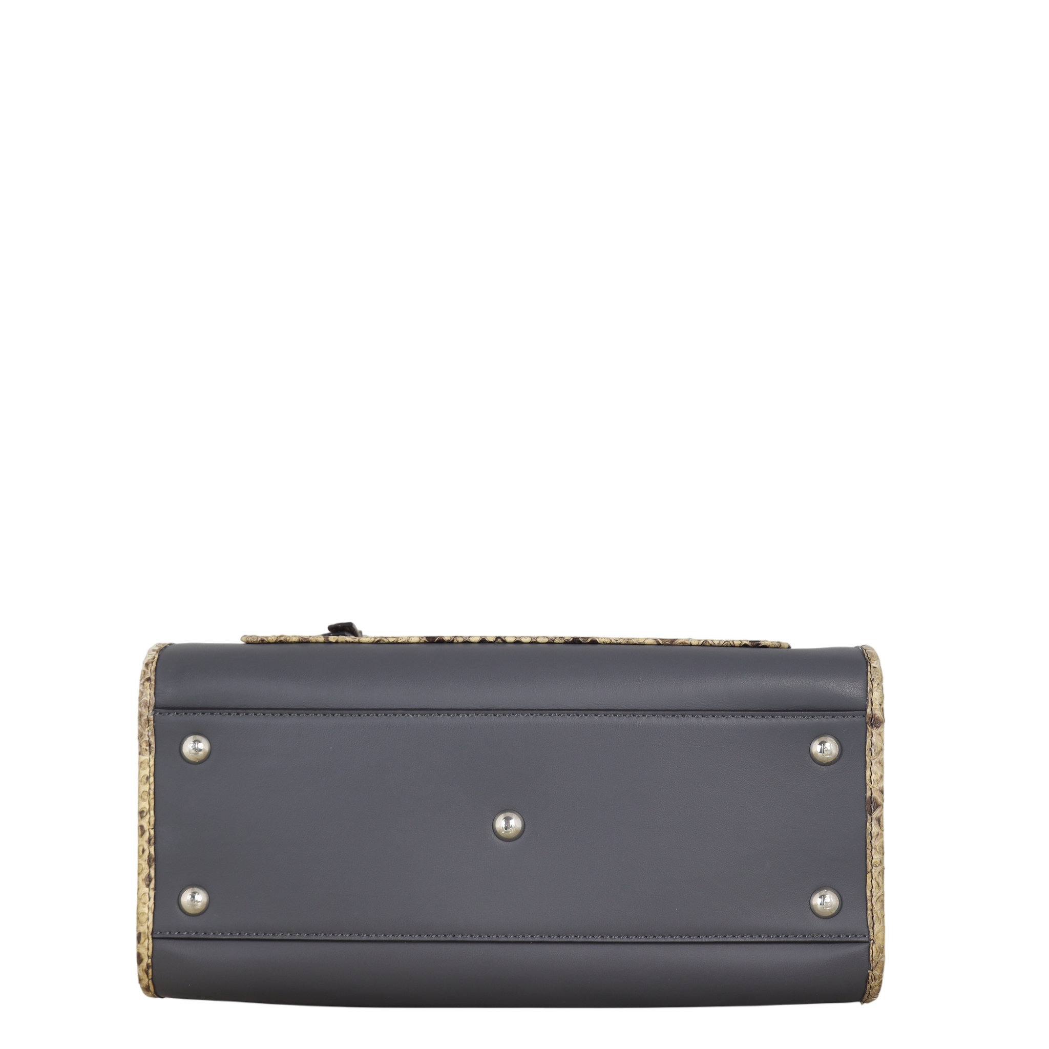 Fendi Runaway Tote Small Python