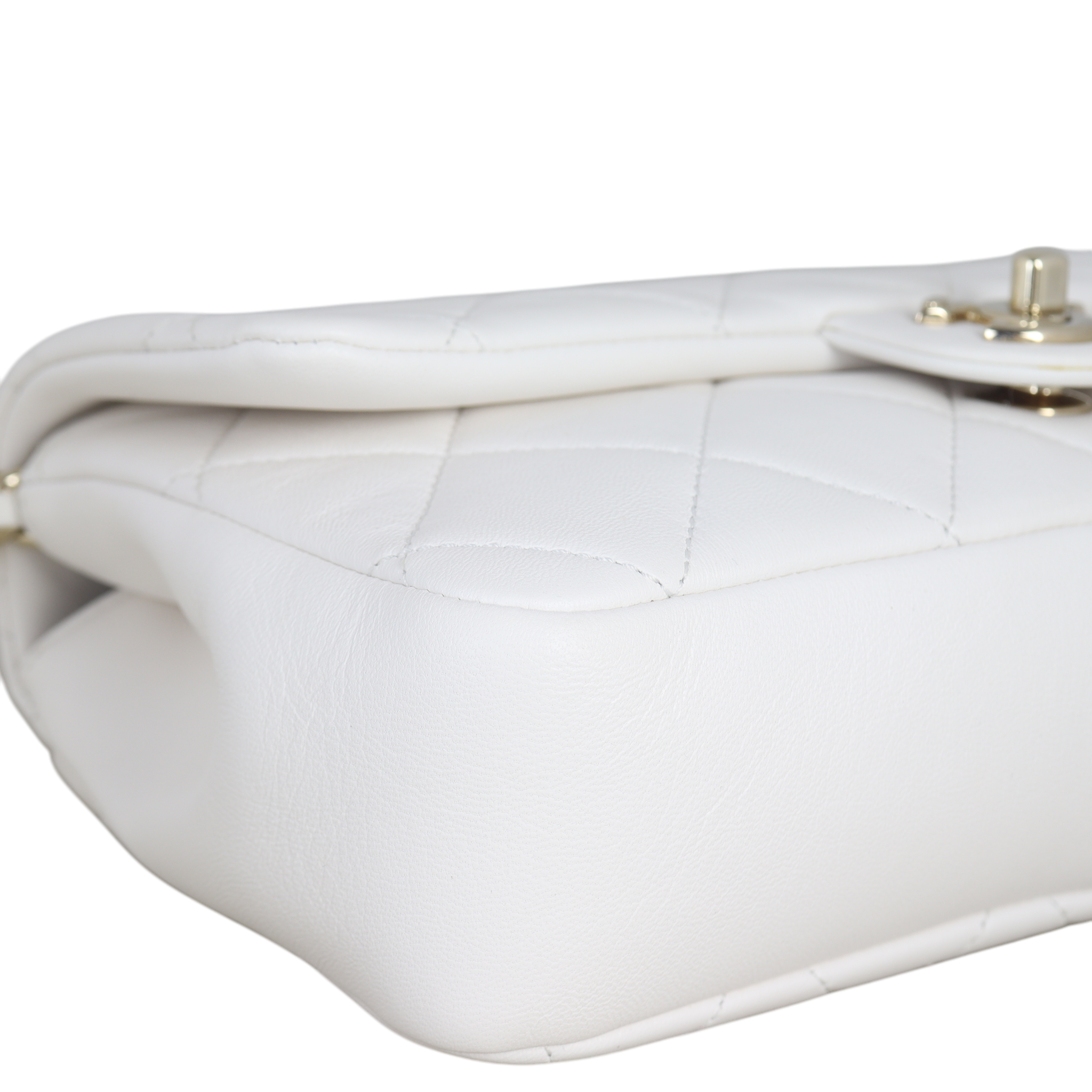 Chanel Elegant Plexi Double Chain Flap Bag