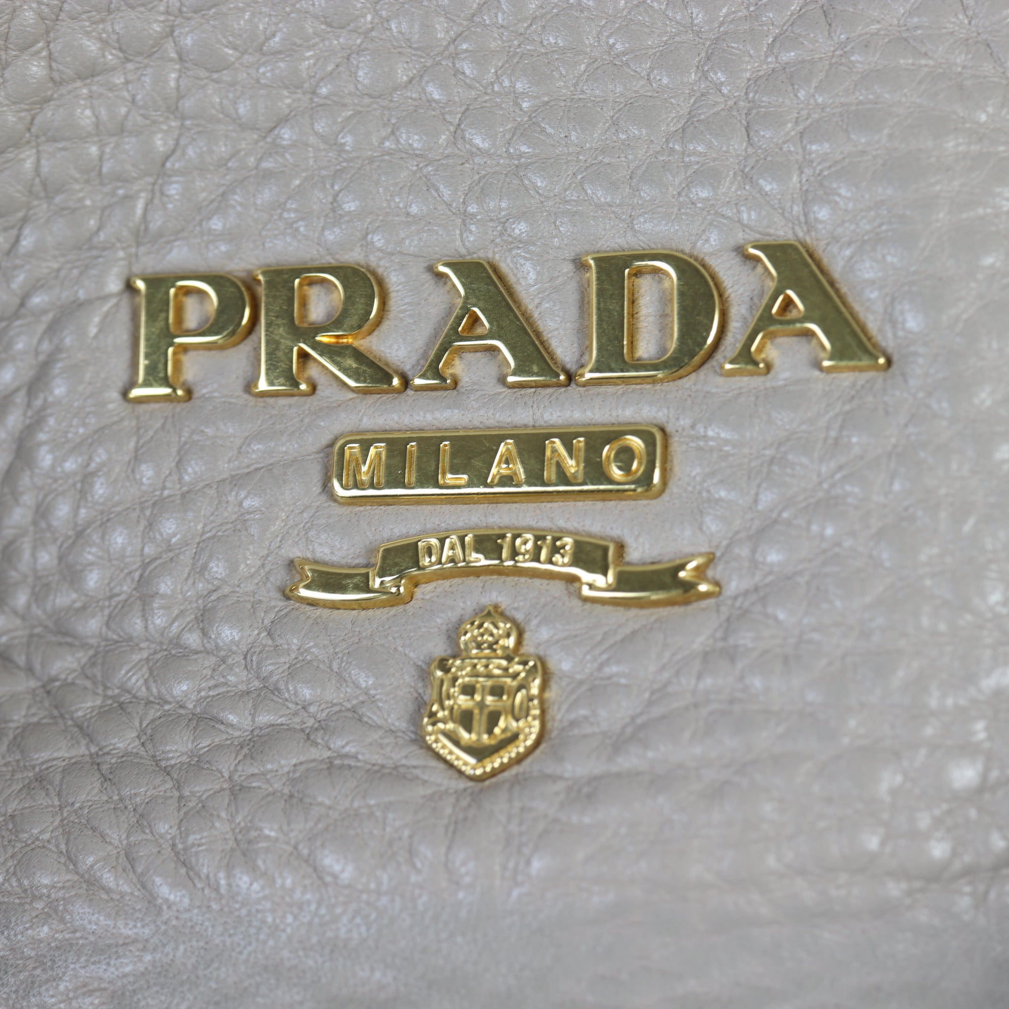 Prada Vitello Daino Shopping Tote