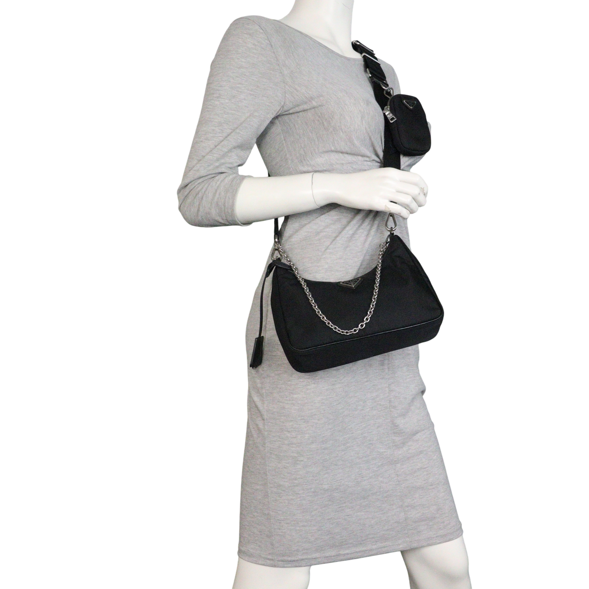 Prada Re-Edition 2005 Tessuto Shoulder Bag