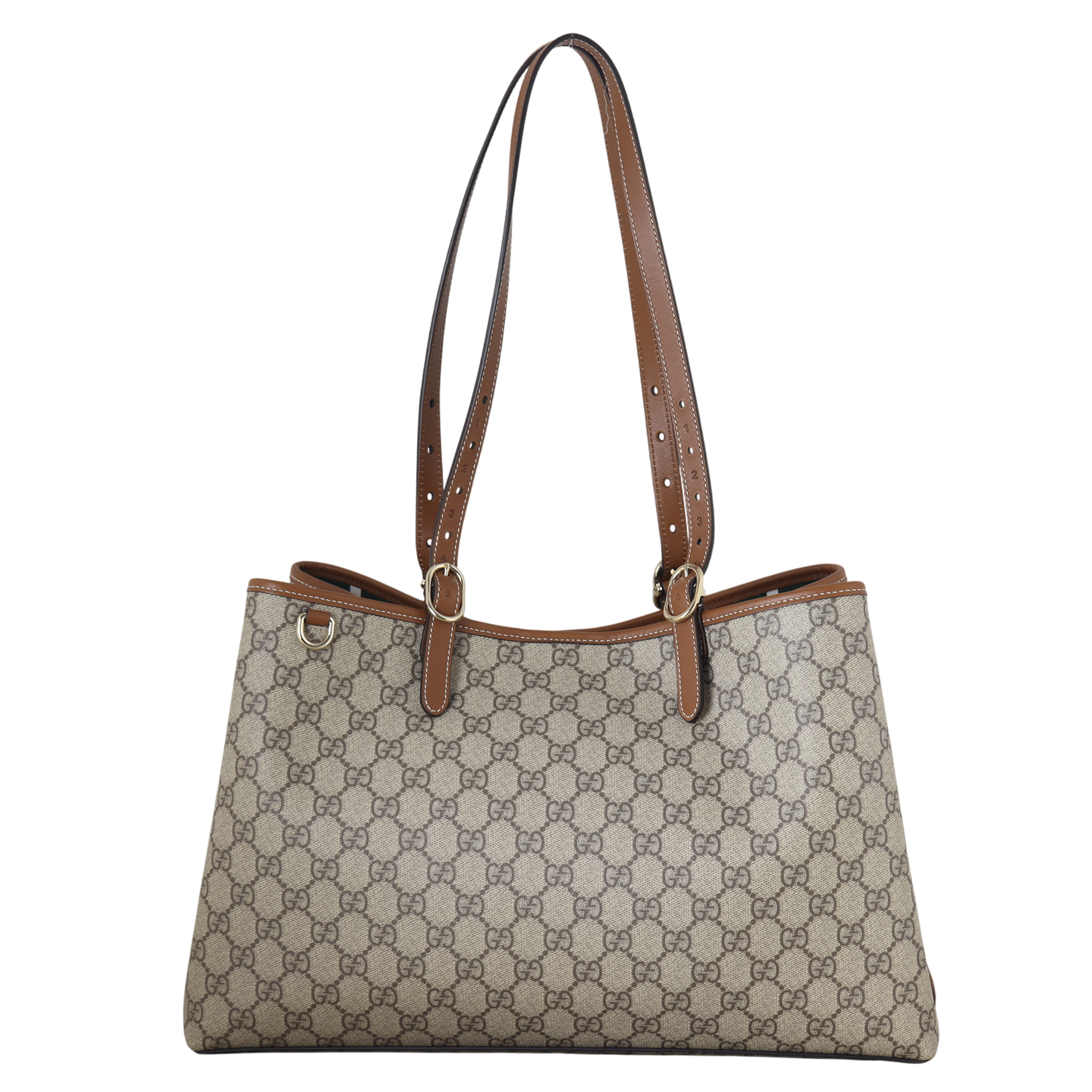 Gucci GG Monogram Emblem Tote Large