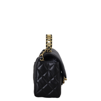 Chanel CC Flap Mini Rectangular Logo Top Handle Bag Lambskin