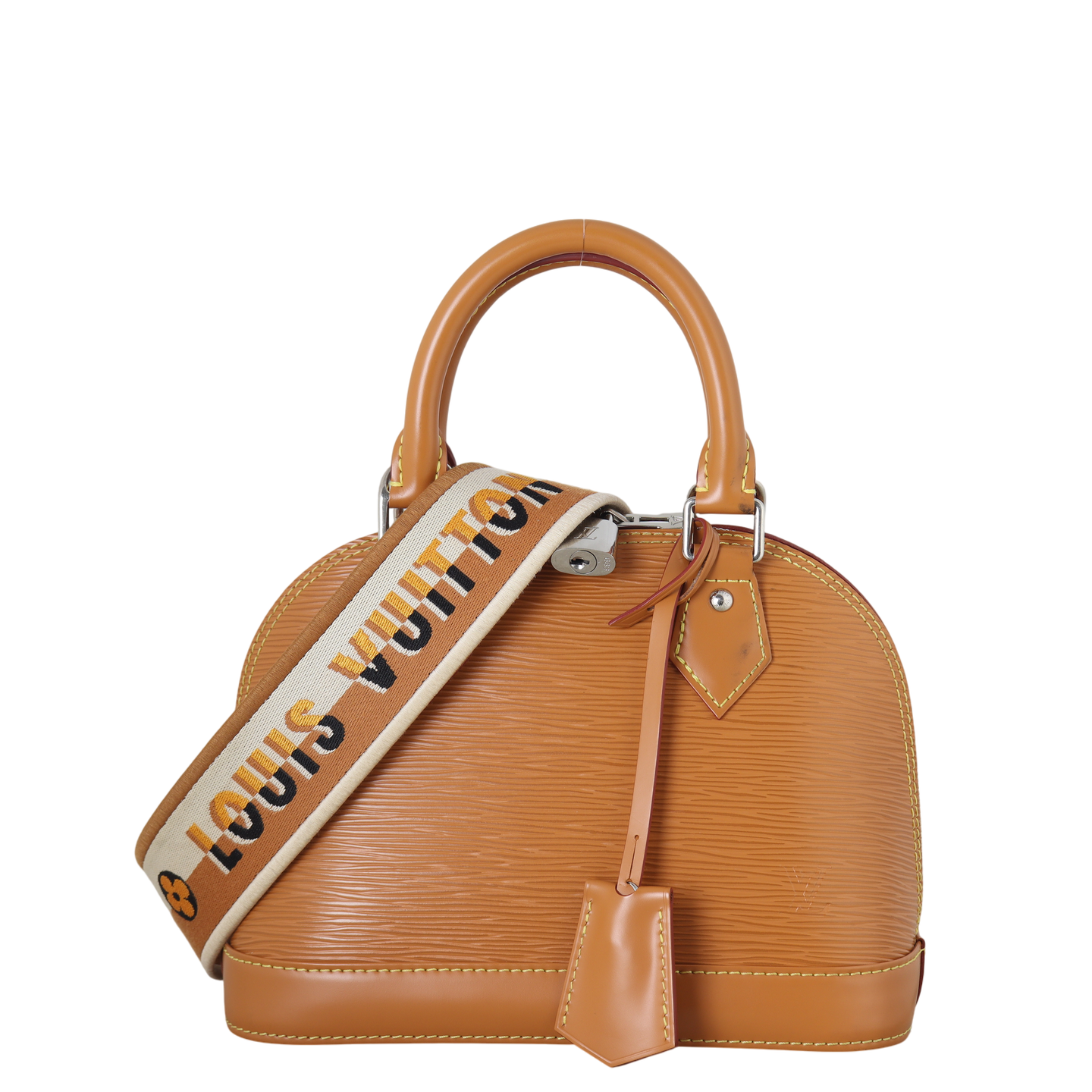 Louis Vuitton Alma BB Epi with Embroidered Strap