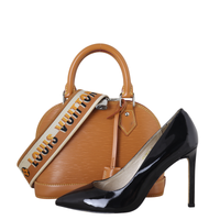 Louis Vuitton Alma BB Epi with Embroidered Strap