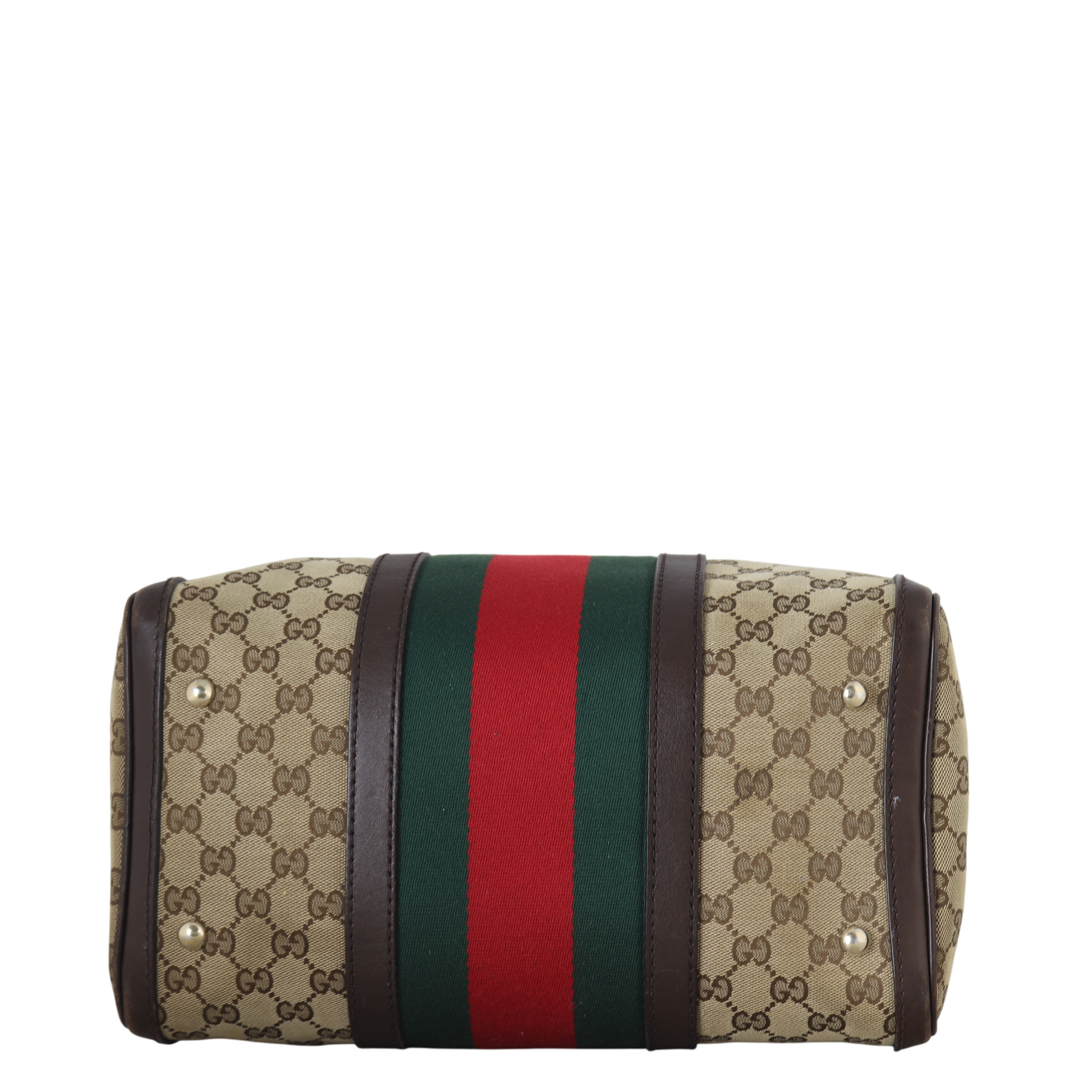 Gucci Vintage Web Original GG Boston Bag Medium