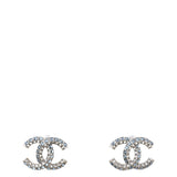 Chanel Baguette Crystal CC Earrings