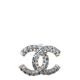 Chanel Baguette Crystal CC Earrings