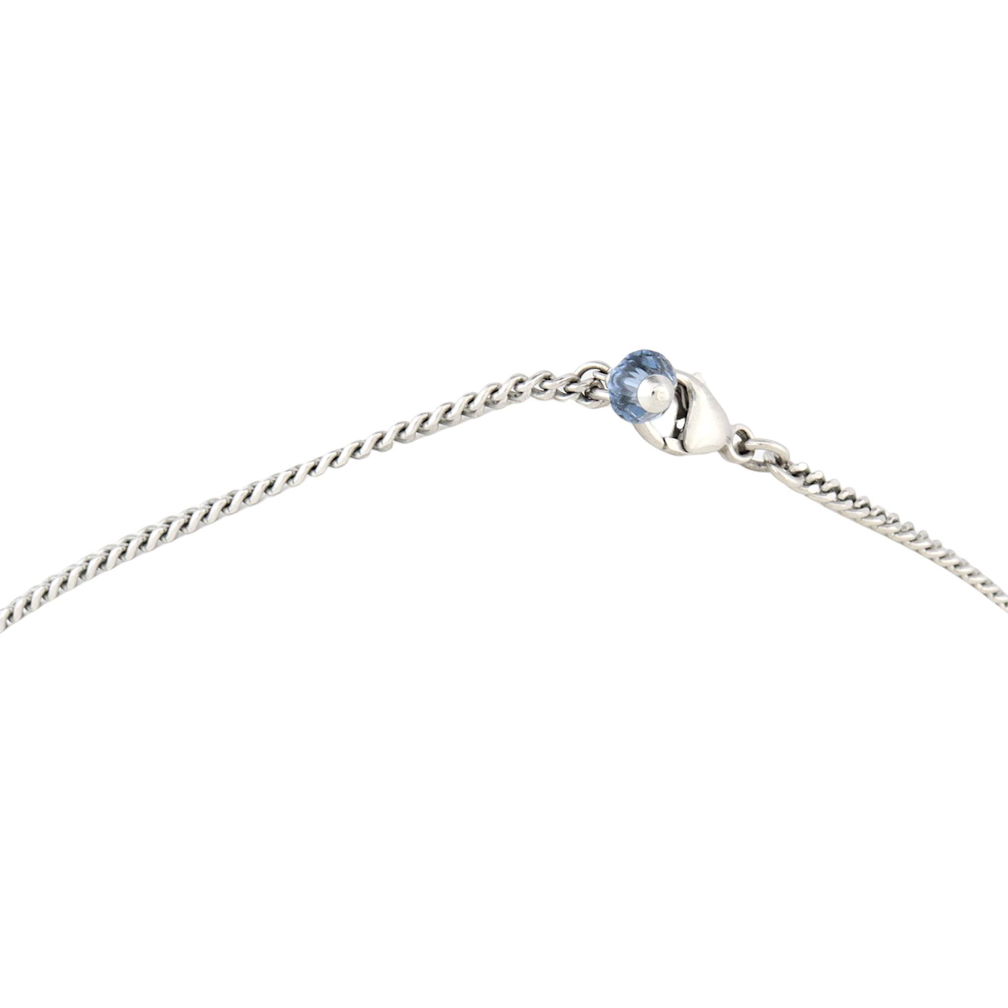 Chanel Baguette Crystal CC Necklace
