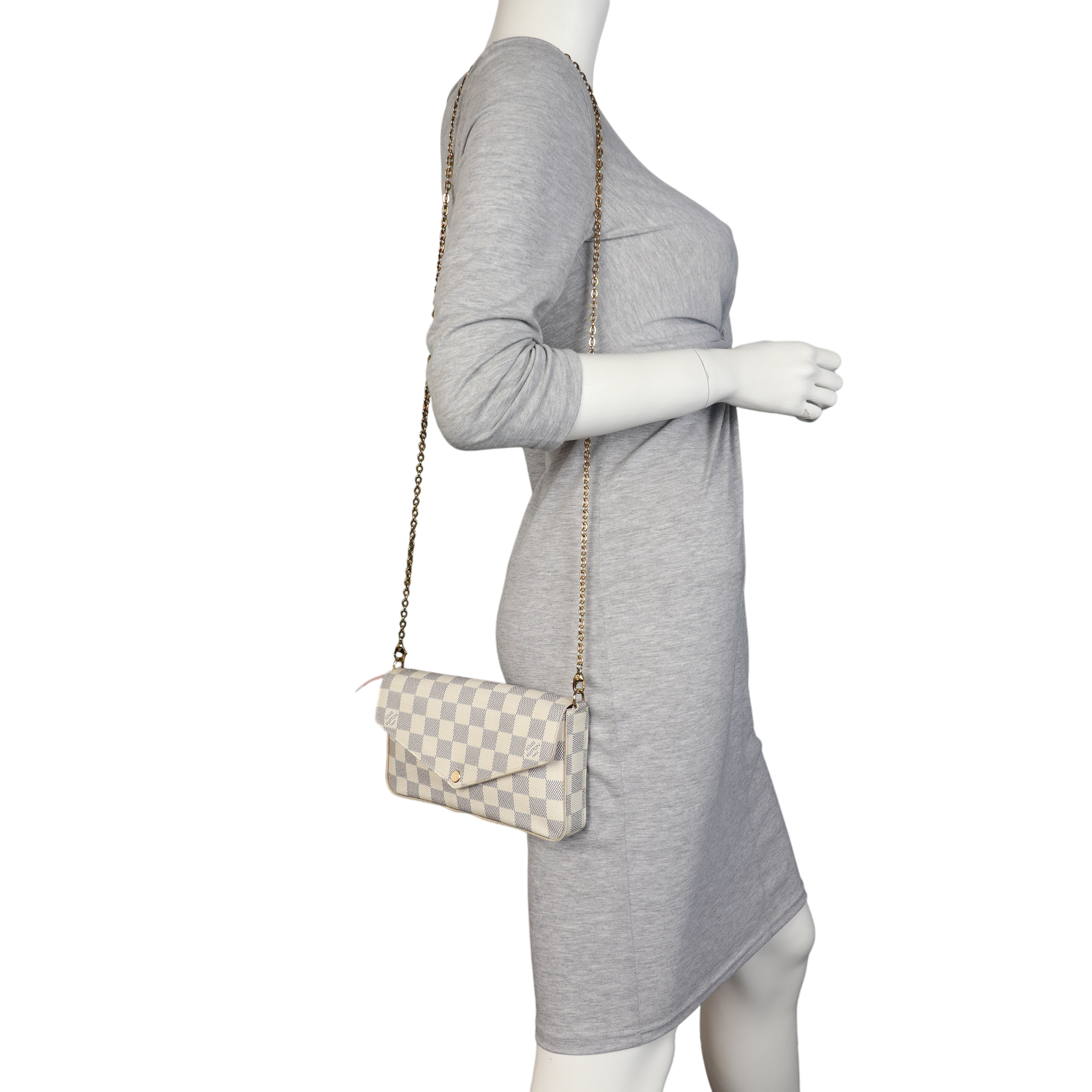 Louis Vuitton Pochette Felicie Damier Azur