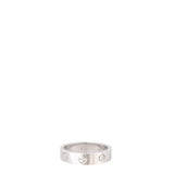 Cartier Love Ring Small 18k White Gold 1 Diamond