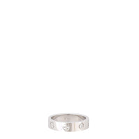 Cartier Love Ring Small 18k White Gold 1 Diamond