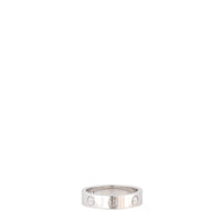 Cartier Love Ring Small 18k White Gold 1 Diamond