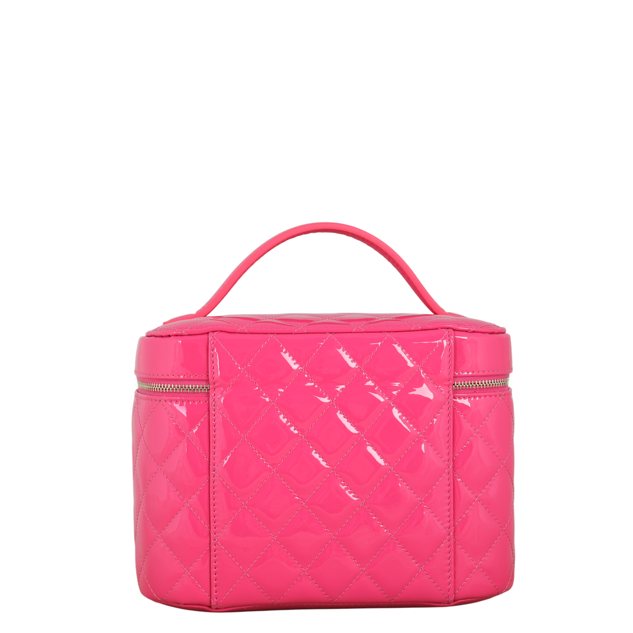 Chanel Top Handle Vanity Case Large Patent