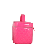 Chanel Top Handle Vanity Case Large Patent