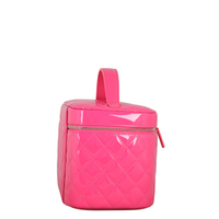 Chanel Top Handle Vanity Case Large Patent