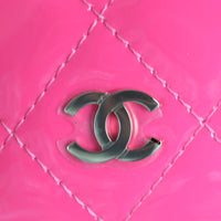 Chanel Top Handle Vanity Case Large Patent