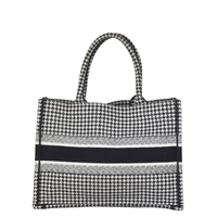 Dior Book Tote Medium Houndstooth