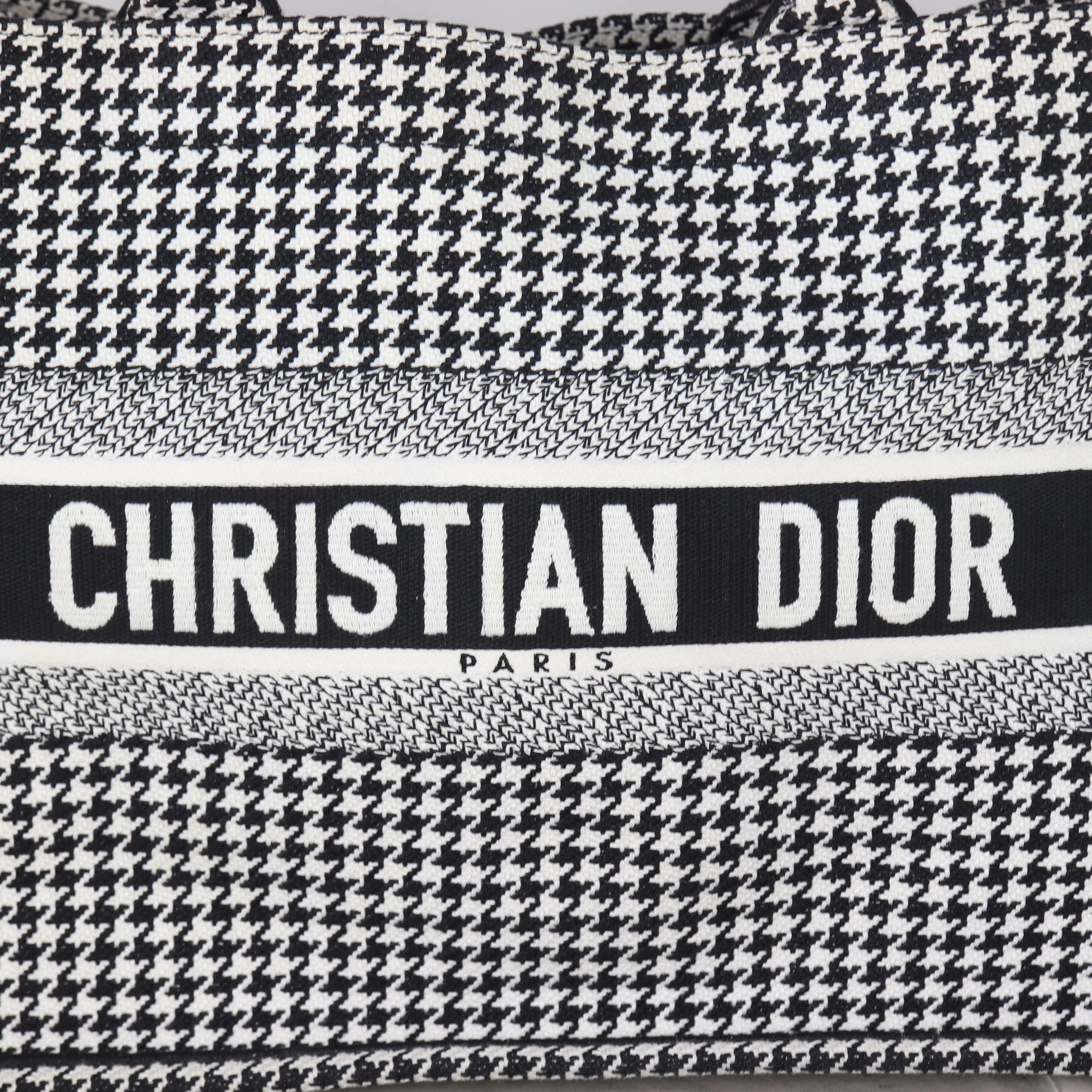 Dior Book Tote Medium Houndstooth