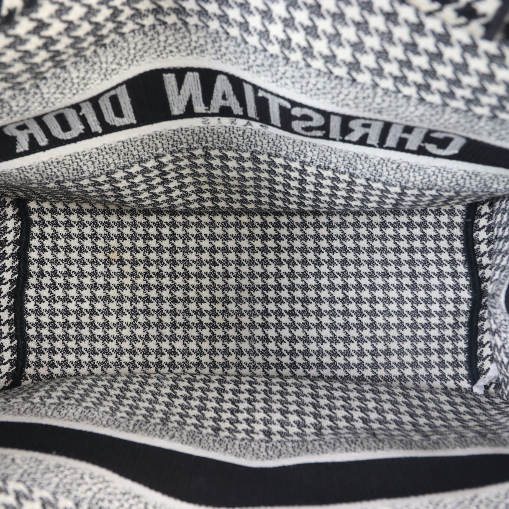 Dior Book Tote Medium Houndstooth