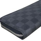 Louis Vuitton Zippy Vertical Wallet Damier Graphite