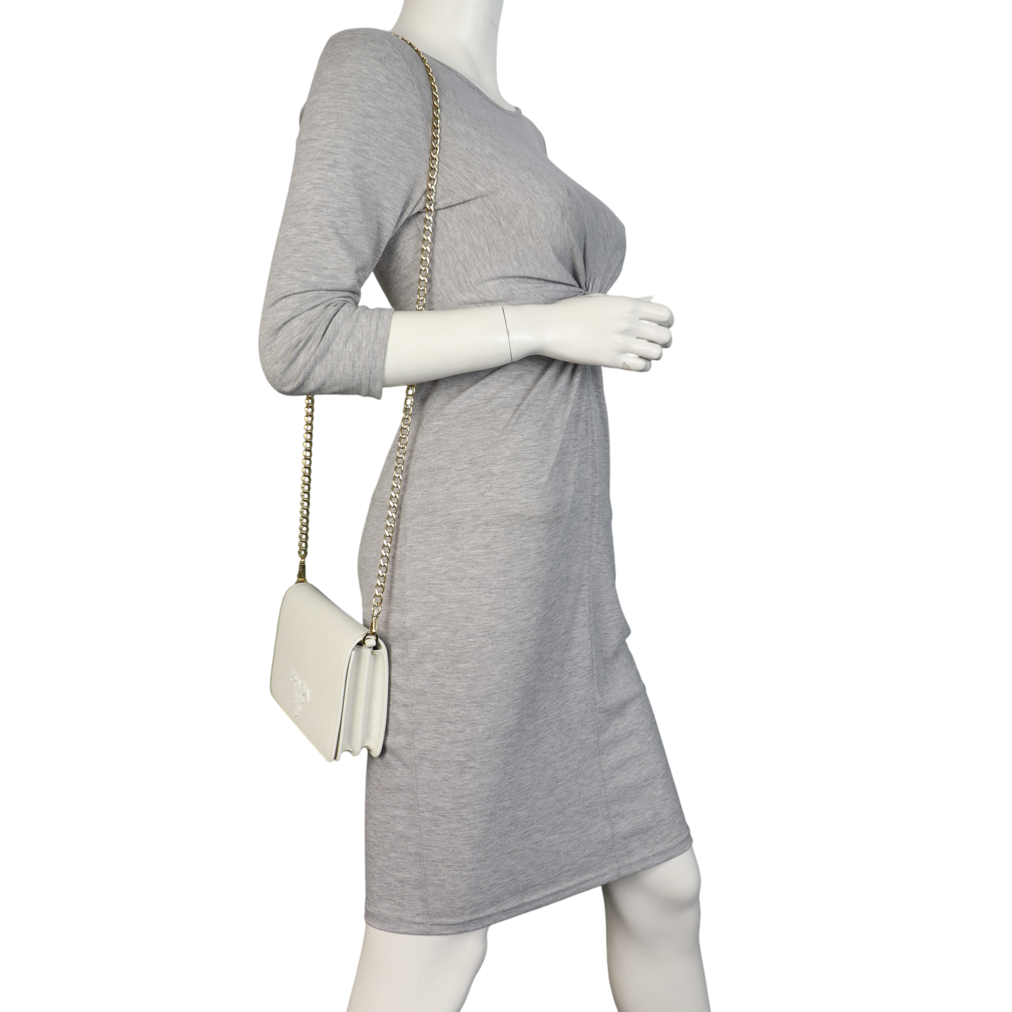 Prada Saffiano Mini Chain Bag