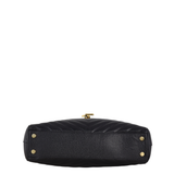 Saint Laurent Chevron Shopping Tote