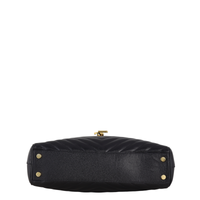 Saint Laurent Chevron Shopping Tote