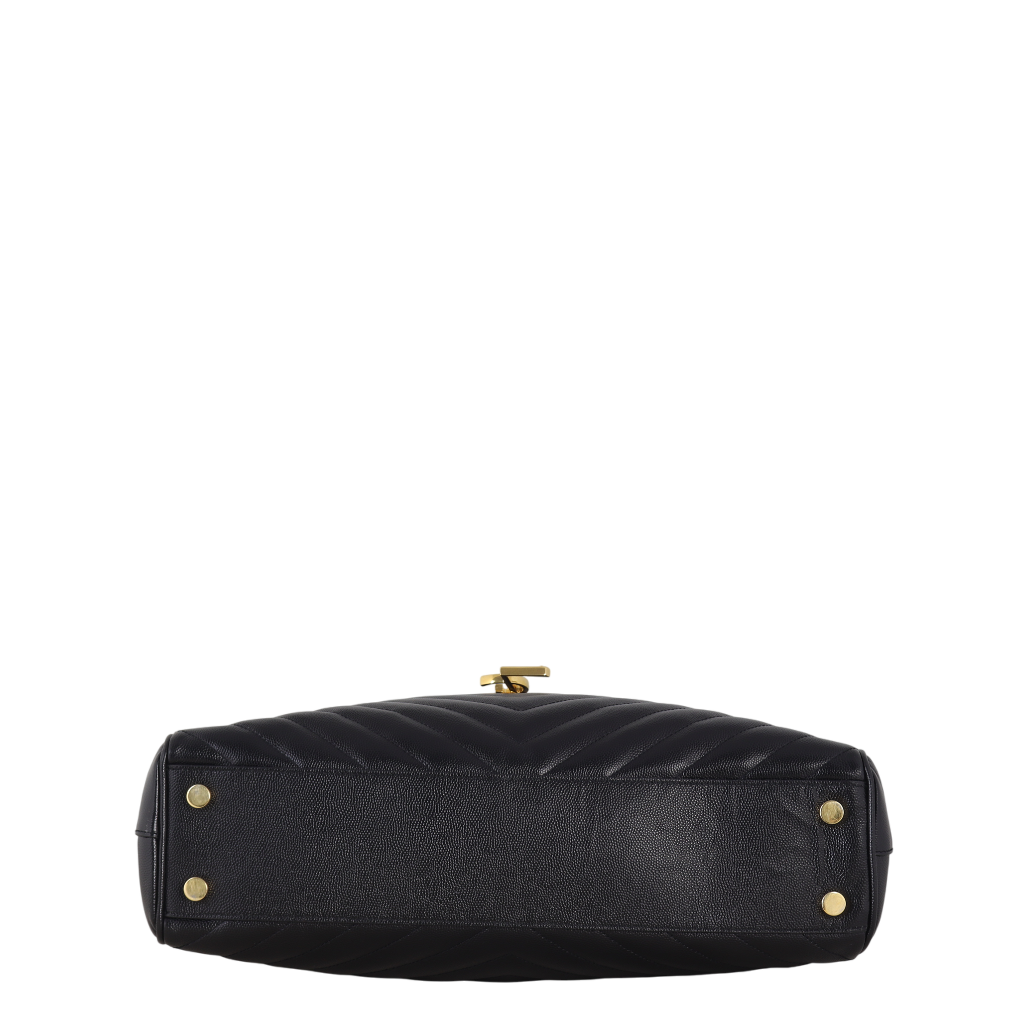 Saint Laurent Chevron Shopping Tote