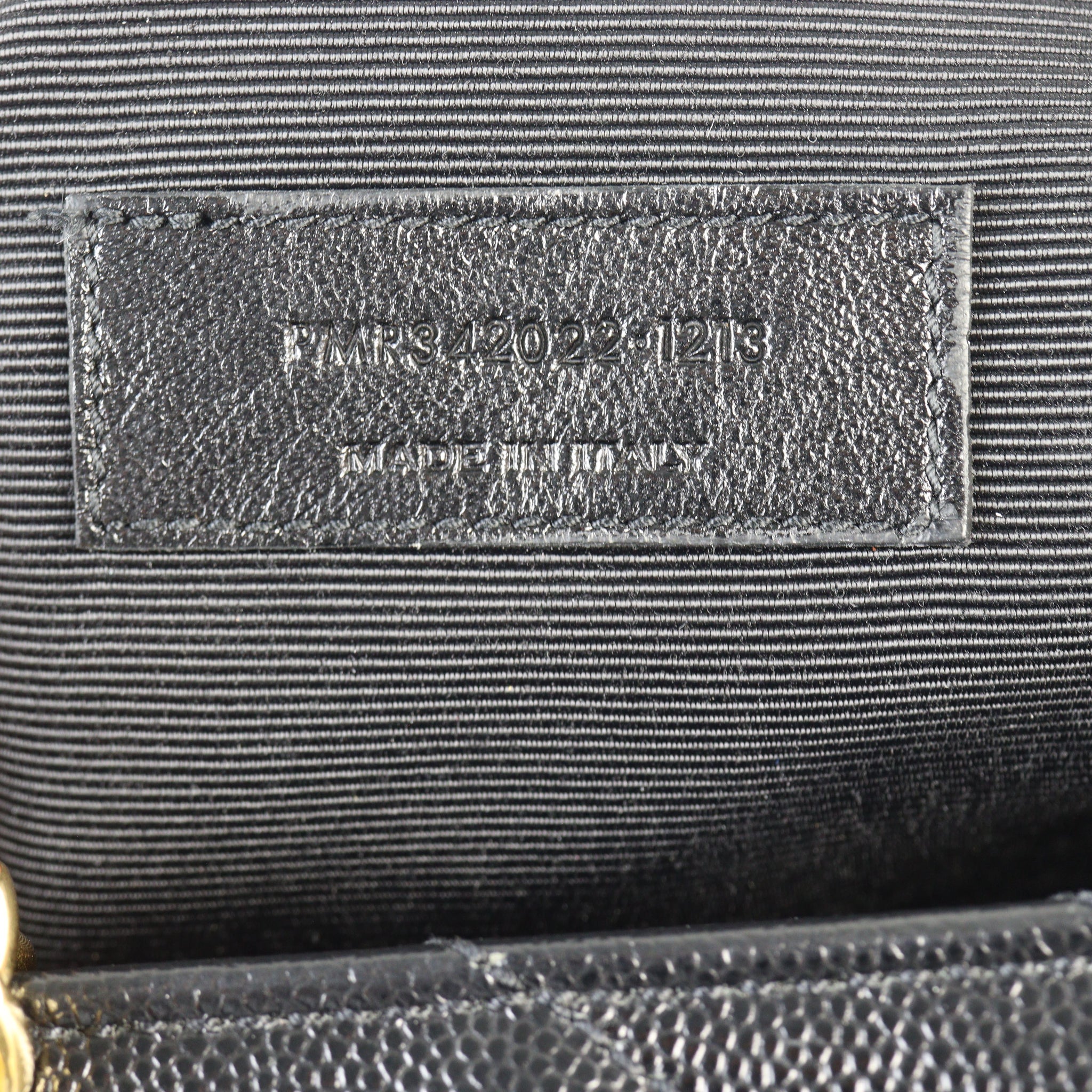 Saint Laurent Chevron Shopping Tote