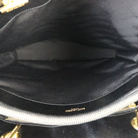 Saint Laurent Chevron Shopping Tote