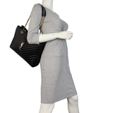 Saint Laurent Chevron Shopping Tote