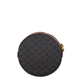 Celine Triomphe Round Purse on Strap