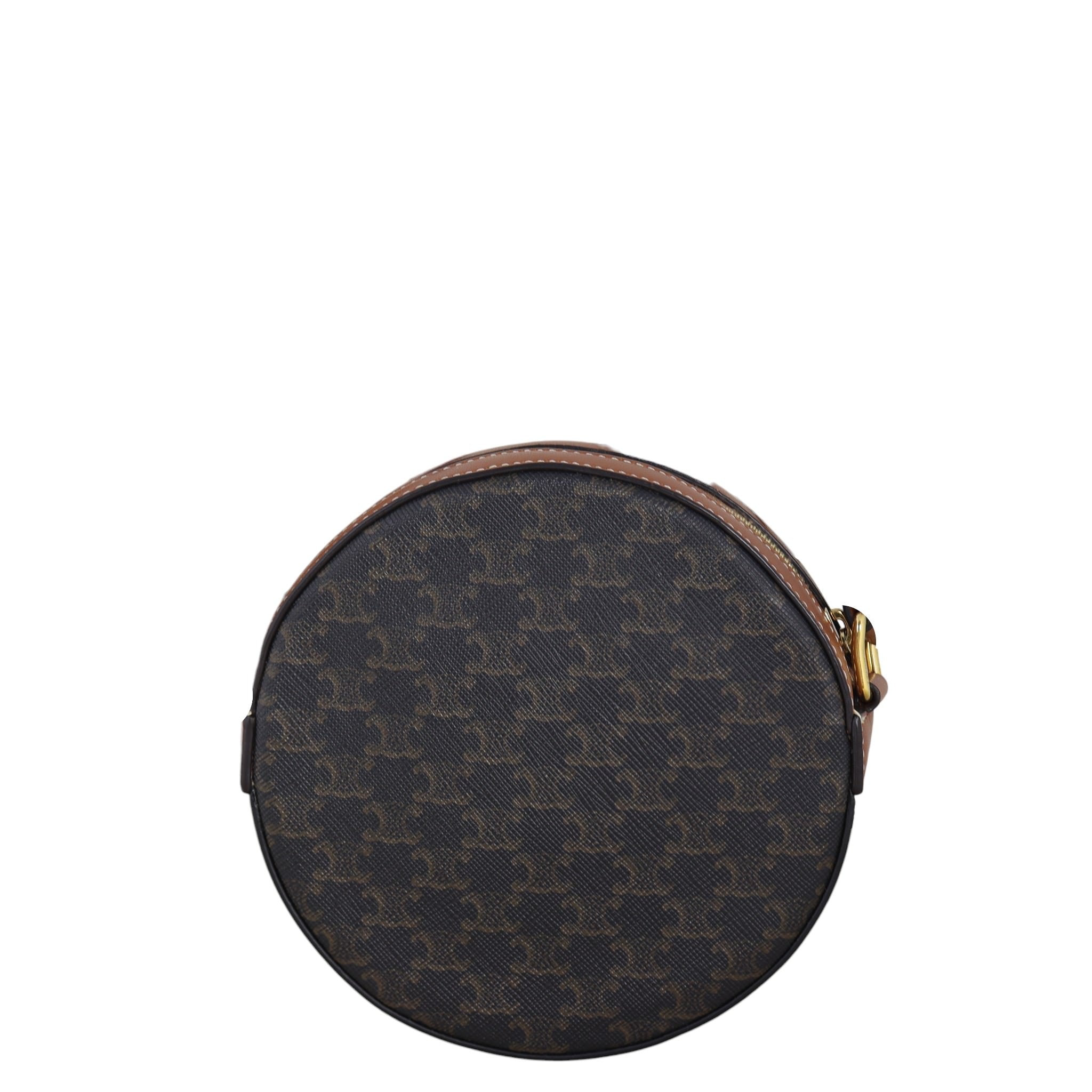 Celine Triomphe Round Purse on Strap