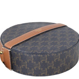 Celine Triomphe Round Purse on Strap