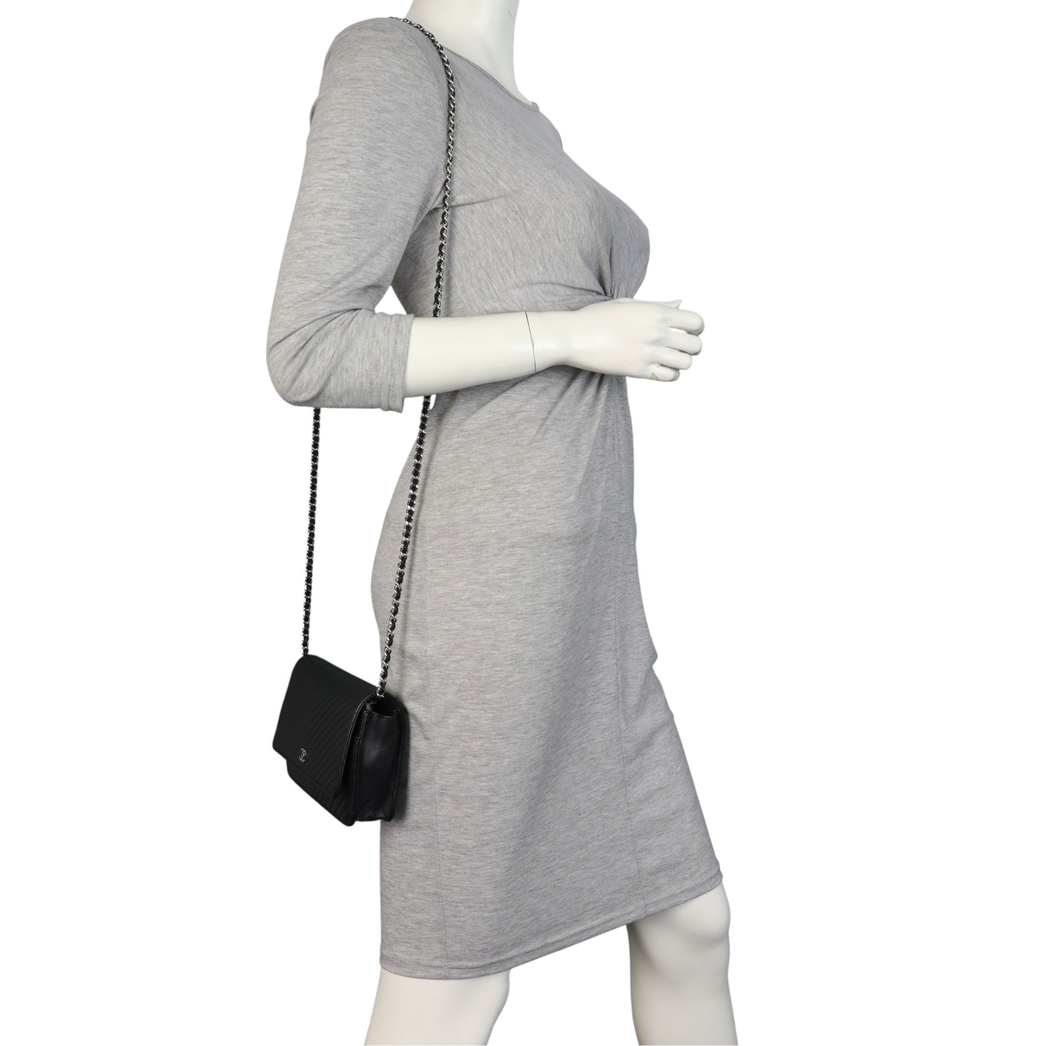 Chanel Classic Wallet on Chain Chevron