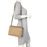 Chanel Boy New Medium Plexiglass Patent