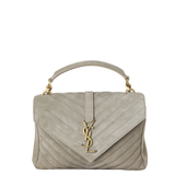 Saint Laurent College Medium Suede