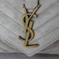 Saint Laurent College Medium Suede