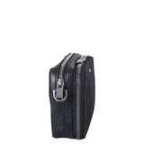 Dior Double Zip Pouch with Strap Oblique