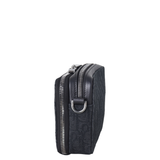 Dior Double Zip Pouch with Strap Oblique