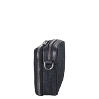 Dior Double Zip Pouch with Strap Oblique