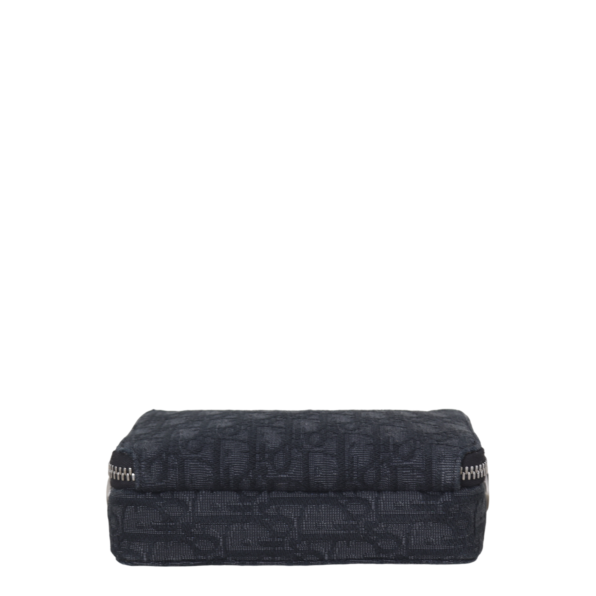 Dior Double Zip Pouch with Strap Oblique