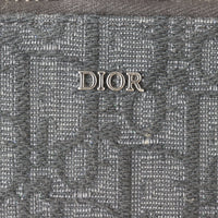 Dior Double Zip Pouch with Strap Oblique