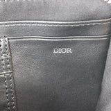 Dior Double Zip Pouch with Strap Oblique
