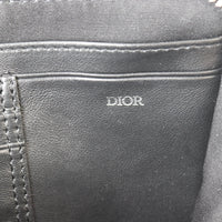Dior Double Zip Pouch with Strap Oblique