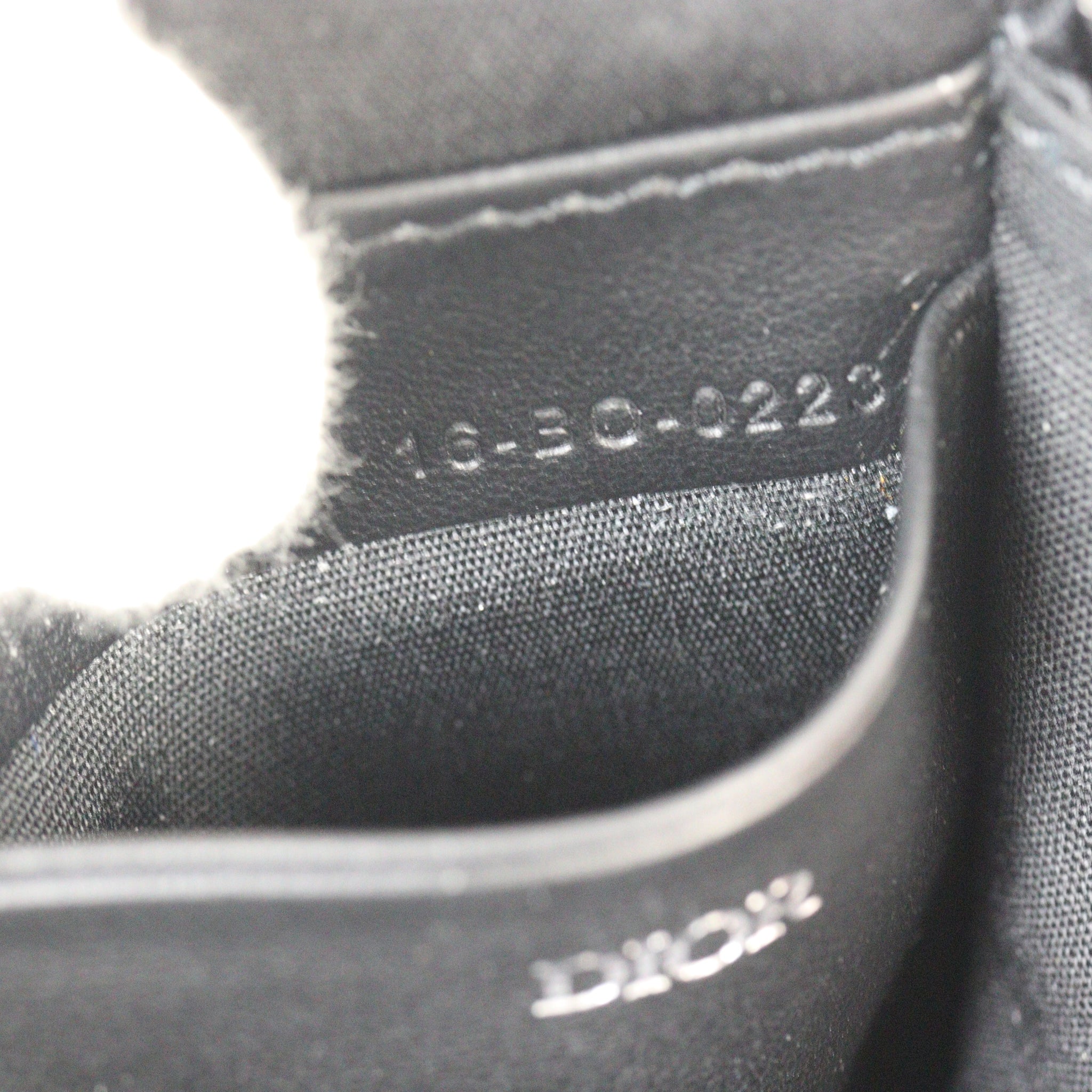 Dior Double Zip Pouch with Strap Oblique