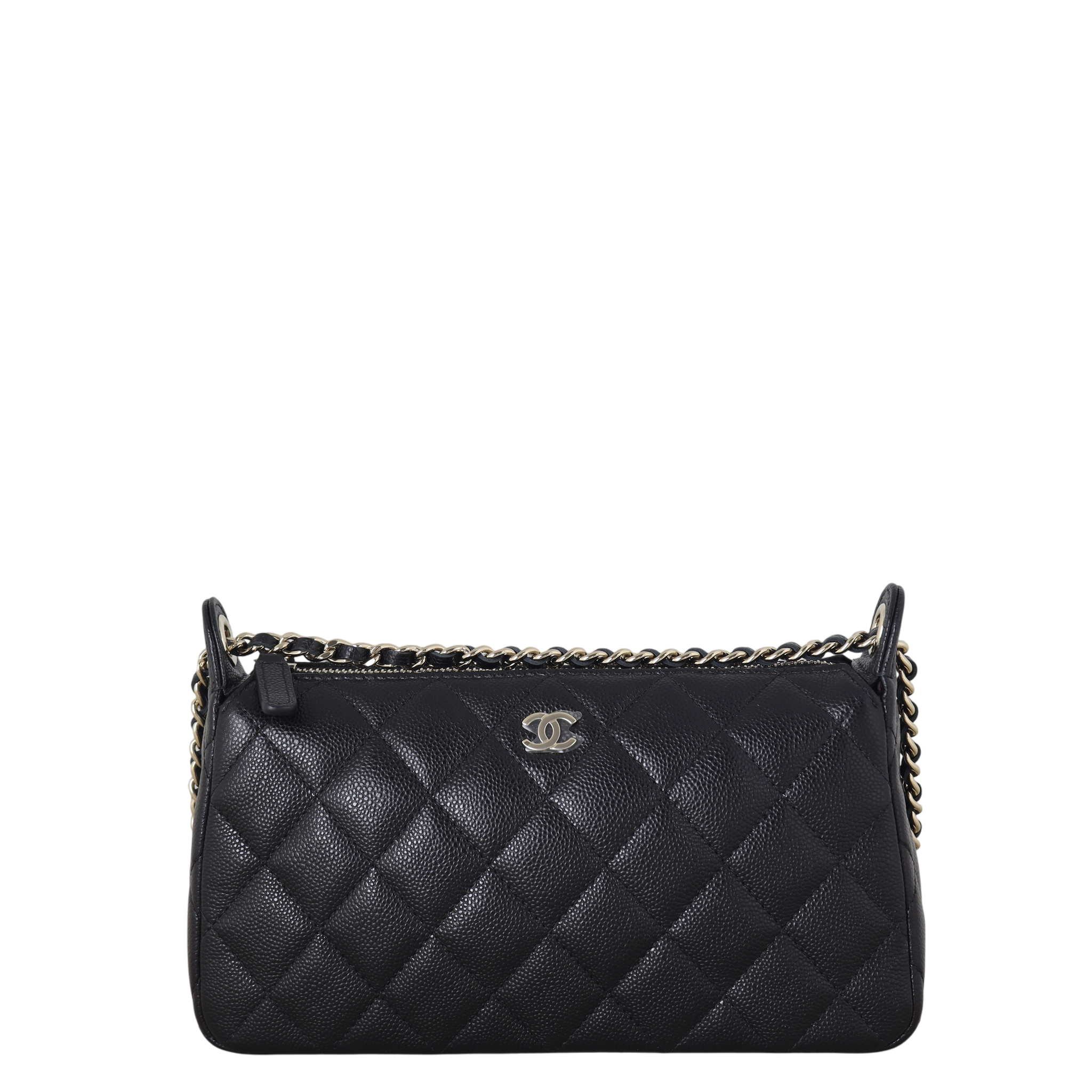 Chanel CC Zip Clutch on Chain