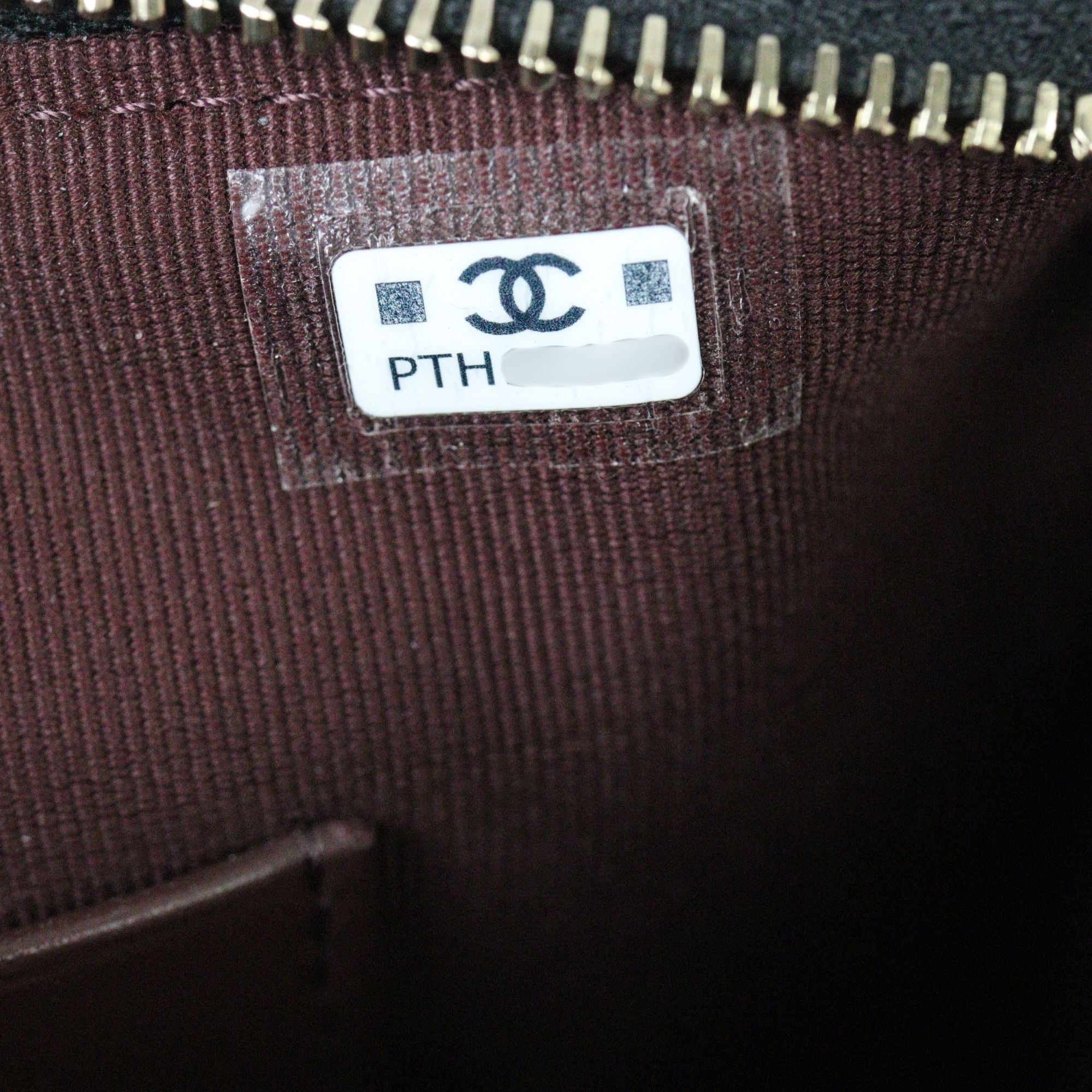 Chanel CC Zip Clutch on Chain