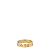 Cartier Love Ring Small 18k Yellow Gold 1 Diamond
