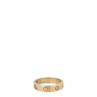 Cartier Love Ring Small 18k Yellow Gold 1 Diamond
